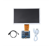 7 Inch 1024X600 IPS LCD Screen Temperature CPU GPU SSD Monitoring Secondary Display Monitor for AIDA64 Raspberry Pi
