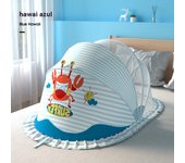 Cuna mosquitera niños plegable bebé mosquitera cubierta yurta sin fondo libre instalación anti-mosquito cubierta