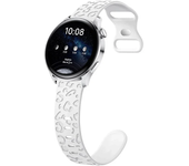 Correa grabada de 20mm para Samsung Galaxy Watch, pulsera de silicona deportiva de leopardo para Huawei gt 4-3-2e, 7/6/4/classic/5/pro/Active 2