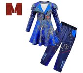 Descendants 3 Evie Cosplay Costumes Halloween Carnival Party Dress Pants Wig Set V