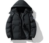 Fashion Parkas Men Winter Overcoat Men's Casual Jacket Warm Hooded Thick Puffer Coat Outwear Business Hombre