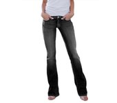 Flared Trousers Pocket Medium Waist 2025 Fashion Cowboy Pants for Woman Wholesale Women's Flare Jeans Vintage Office Harajuku R