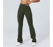 Super Soft Tight Dance Wide-legged Pants Lift The Buttocks High Waist Slim Casual Flared Pants Fitness Sports Yoga Pants Female