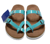Sandalias Mayari de marca de diseñador de lujo para mujer, chanclas de playa de piel de vaca, suela suave con hebillas, anillo para el dedo del pie, zapatillas de verano para hombre con caja