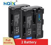 HQIX for Sony A77Ⅱ ILCA-77M2 A99Ⅱ SLT-A65 A57 A77 A99 A58 A100 A450 A550 A560 A580 A850 A900 Camera NP-FM500H Charger Battery