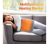 Almohadilla térmica eléctrica para cintura, manta térmica de invierno para piernas, Abdomen, manos y cuerpo
