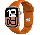 Silicone Band for Apple Watch Straps 46mm 42mm 49mm 45mm 44mm 41mm 40mm correa Bracelet Iwatch Series 10 9 7 Se 6 8 Ultra