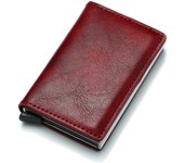 Id credit bank card holder wallet luxury brand men anti rfid blocking protected magic leather slim mini small money wallets case