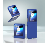 Funda Skin Feel para Motorola Razr 50 Moto Razr50 5G, Color sólido, juego de bisagras de 2 piezas, protección, cubierta ligera