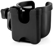 Pram Cup Holder with Phone Holder, Bicycle Cup Holder, 2 in 1 Cup Phone Holder for Prams, Bicycles, Wheelchairs, Walkers.