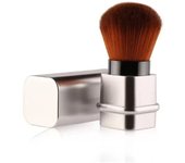 Cepillos de rubor retráctil, Pincel Kabuki Brocha para colorete Portátil Cepillo Facial Brochas de maquillaje Facial