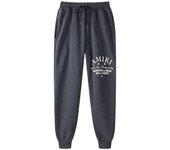 Pantalones de estar por casa de forro polar con estampado de letras para hombre Pantalones de fitness diarios