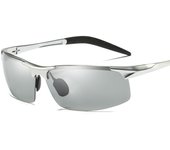 Gafas que cambian de color Gafas de sol polarizadas de aluminio y magnesio deportivas, gafas de ciclismo gafas de sol
