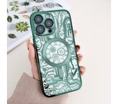 Magsafe Magnetic Adsorption Phone Case For iPhone 16 Pro 15 Pro Max 14 Plus 13 Pro iPhone 12 Plating machinery transparent PC shell