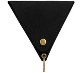 Portable Korean Style PU Leather Coin Purse Solid Color Wallet Triangle Coin Purse Card Bag Key Pouch Card Storage Bag Travel