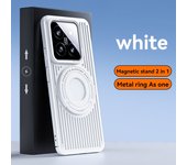 Funda Xiaomi 14, Mi 14 Pro, Disipación de Calor Succión Magnética Invisible Trolley Stand Funda Protectora