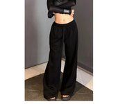 Y2K Wide Leg Pants Women Casual Sports Sweatpants Oversized Jogging Wide Leg White Pants Jogger Hip Hop Sports Pants