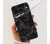 For Google Pixel 8 Pro Pixel8 Case Soft Black Silicone Matte Cover Shell Bumper For Google 8 8Pro Lovely Cartoon Child Cases Bag