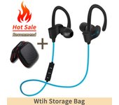 Wireless Bluetooth Earphones With Mic In-Ear Sports Headset Stereo Music Headphones