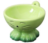 Food Dispenser Ceramic Cat Bowl Creative Cute Pet High Foot Bowl Non-slip Large Capacity Dog Food Feeding Basin Neck Protection