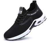 35-50 Zapatos De Trabajo Con Cojín De Aire Para Hombres, Zapatos De Seguridad Antigolpes Con Punta De Acero A Prueba De Perforaciones, Zapatillas De Deporte, Calzado Masculino