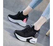 Zapatillas Deportivas para Mujer Suela Suave de Malla, Transpirables, Zapatillas de Correr al Aire Libre, Zapatillas Casuales con Cordones
