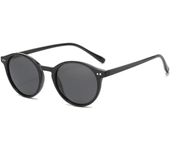 Gafas de sol polarizadas redondas Retro para hombre y mujer, lentes de sol clásicas con montura de leopardo, gafas de sol negras a la moda para conducir, gafas para hombre y mujer UV400