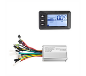 Electric Bike Controller Electric Scooter Controller 24V/36V/48V 350W Brushless Controller Kit with LCD Display Panel