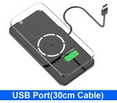 Magnetic Car Wireless Charger Non-Slip Mat Holder 20w Fast Charging For Iphone 15 14 13 12 Samsung Car Interior Accessories