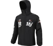 WOSAWE Raincoat Cycling Waterproof Jacket Lightweight Motorcycle Rain Jacket Breathable Reflective Hooded Outdoor Windbreaker