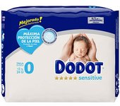 Dodot Sensitive Recién Nacido Talla 0 (24 uds)
