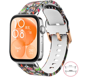 Printing Strap for For Huawei Watch Fit 3 Replacement Silicone SmartWatch Wristband Bracele correa Huawei Watch Fit3 Accessories