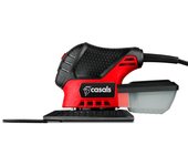 Casals - Multi lijadora SD75 roja de 75W / 11000 rpm / Incluye 40 hojas de lija y filtro / Sistema de cambio rápido de hoja con accesorios y bolsa
