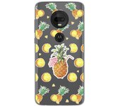 Tumundosmartphone Funda Gel Transparente para Motorola Moto G7 / G7 Plus diseño Piña Dibujos