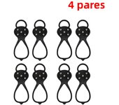 10 Pairs Ice Paw Shoe Covers Outdoor Ice Paw Slip Resistant Hiking Shoe Covers Snow Shoe Covers Grip Spikes