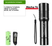 Diving Flashlight IP8 Highest Waterproof Telescopic Zoom Rating Professional Diving Light Powered 18650 Battery With Hand Rope