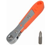 1 Set Hexagon Ratchet Spanner with Screwdriver Bit: The Perfect Household Handle Repair Wrench for Car and Vehicle Maintenance