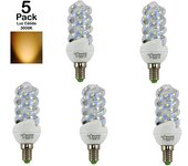 Tecnolux Euro Bombilla LED Mini Espiral E14 11W 935 lm Luz (3000K)(Pack5)