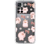 Funda Silicona Antigolpes para Xiaomi POCO M4 Pro 5G diseño Cerdos Dibujos