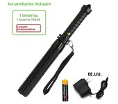 Self-defense Baseball Bat Flash Flashlight Self-Defense Mace Torch Tactical Telescopic Zoom Professional Security Supplies Light