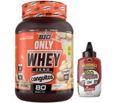 Only Whey Zero Conguitos 1kg BIG proteina concentrada + Salsa tijuana de grefusa