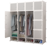 MAGIC SELECT Armario Modular - Estantería de Módulos - Organizador Modular de Ropa - Ropero para Hogar - Estante de Almacenamiento para Dormitorio.