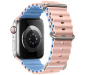 Silicone Strap For watch band 44mm 40mm 49mm 45mm 41mm 38mm accessorie correa bracelet iWatch Ultra 2 series 7 6 5 se 8 9