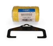 BOBINA TRENZADA POLIPROPILENO 8842 100m AMARILLO EDM