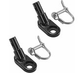 Accesorio Remolque Bicicleta Enganche Para Tractor - 2 Ganchos - Perros y Niños