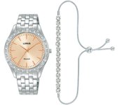 Lorus Reloj Mujer Mujer Reloj Y Pulsera Rose Acero 5 Atm