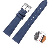 Vintage Stitched Genuine Leather Watch Strap For Samsung Galaxy Watch 5pro 45/40/44mm Bracelet For Huawei Watch GT2 GT3 42mm