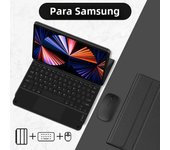 For Samsung Galaxy Tab A9 + 11 A8 10,5 S6 Lite 10,4 S9 11 S7 S9 FE S7 S8 S9 Plus 12,4 S8 S9 Ultra Keyboard and case