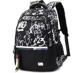 Mochila de viaje para la universidad, negocios y academia de gran capacidad con estampados informales y elegantes