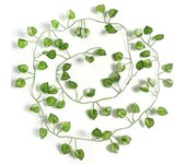 2.1M Artificial Hanging Plant Fake Vine Ivy Leaf Greenery Garland Garden Fence Exterior Decor Wall Wedding Home Party Decor
